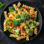 Steak Broccoli Alfredo Pasta